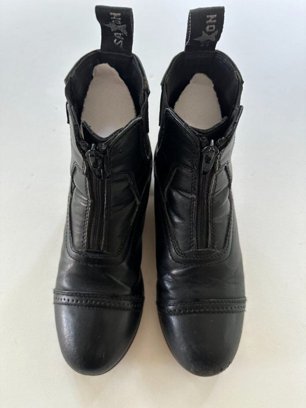 Saxon Black Riding Boots - Picture 3 of 6